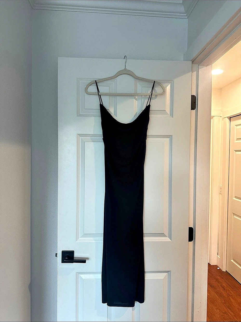Black Maxi Slip Dress Like New